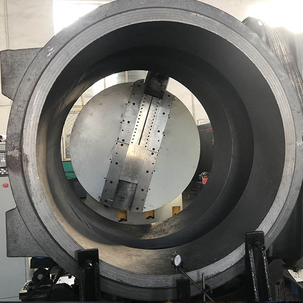 DN 600 Valves Pipe Fittings Boring Cnc Mill Turn Lathe Machine