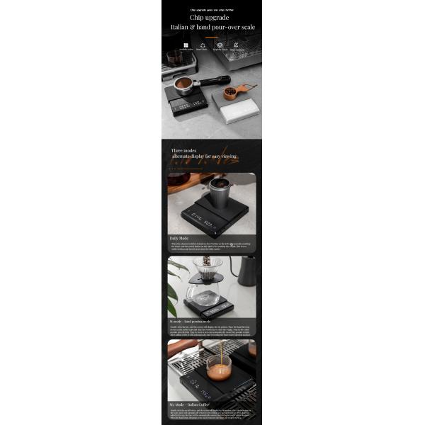 Kitchen Scale for Drip Coffee Digital 3kg 5kg Anti-Slip Electronic Weight Measuring Device