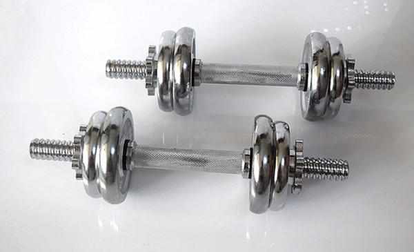 cast iron 10kg -60kg Crossfit Gym Basic Equipment Adjustable Chrome Dumbbell