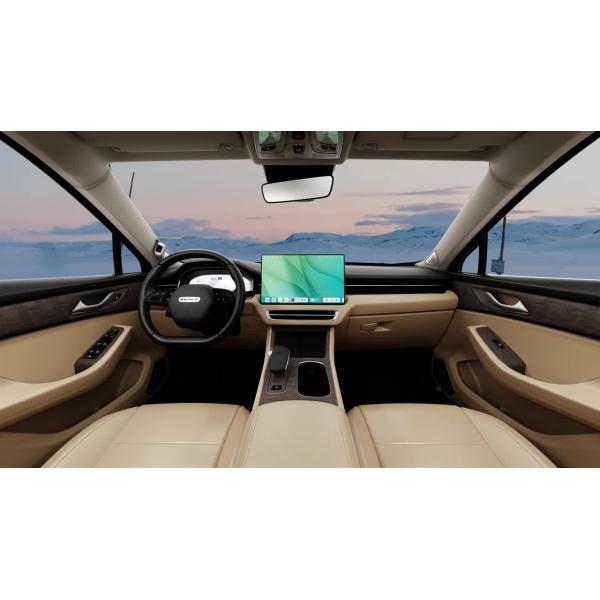 Black Electric Hybrid SUV Integrated Body Structure DFSK Seres 5 EVR New Energy All Electric Suv