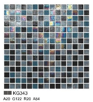 KG series Foshan glass mosaic for bathroom decor KG343