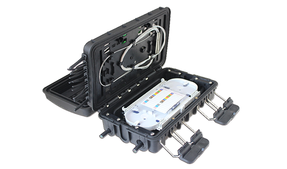 Waterproof Outdoor Fiber Distribution Box Aerial 16 Ports FTTH Splice Closure