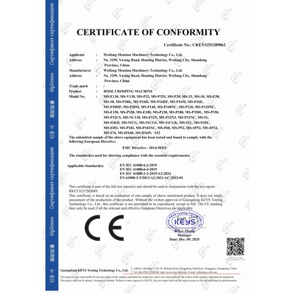 Weifang Mension Machinery Technology Co., Ltd.