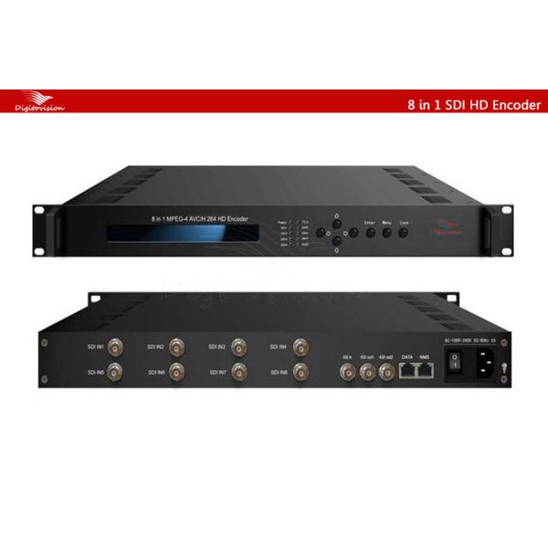 SDI hd Encoder Modulator DVB-C RF Output MPEG-2/H.264 Vidoe Encoding