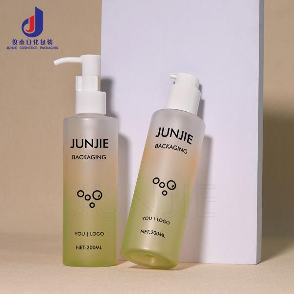 Bouteille en plastique de 200 ml pour toner les animaux de compagnie pour les shampooings, les lotions pour les soins de la peau, les récipients vides, le bouchon à vis, le scellé, l'écran imprimable, écologique