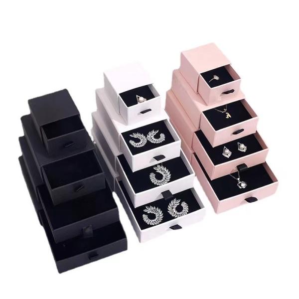 Rigid Paperboard Jewelry Packaging Box with Custom Colors and EVA Accessory for