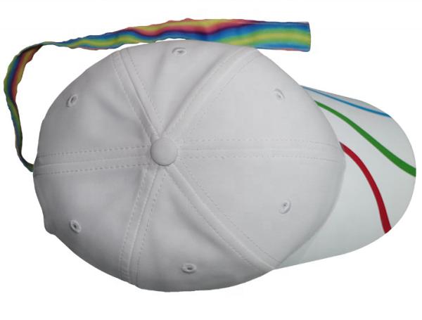 ACE 6 Panel Low Profile Printed Baseball Caps Custom Made Headwear 58cm Size