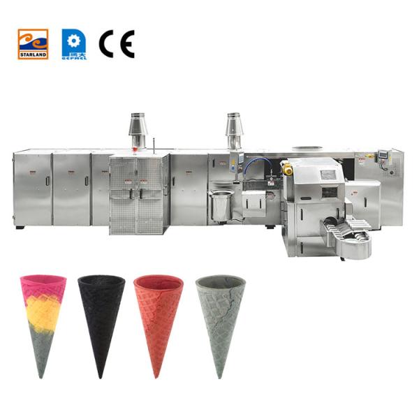 Sugar Cone Making Machine rodado comercial 101 placas que cuecen