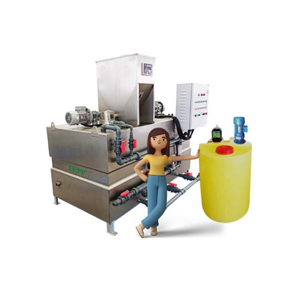 IEPP Wastewater Treatment Powder Chemical Dosing Mixture Industrial Auto Polymer Preparation Unit Equipment With Maturation tank