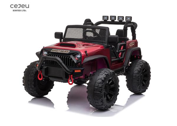 12v Kids Spring Suspension Ride On Truck 123*88*80 CM With EVA Wheel