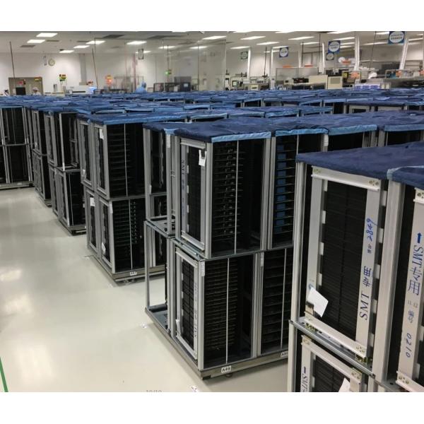 Аксессуары DLX алюминиевые анти- статические, черный шкаф журнала PCB ESD