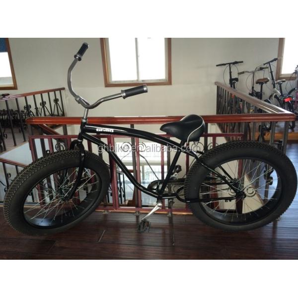 Fat Beach Cruiser Bike with 26 Inch Snow Tires and Aluminum Alloy Frame in 2015