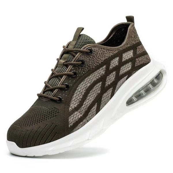 Lightweight Breathable Work Shoes Black / Pink Work Boots Womens