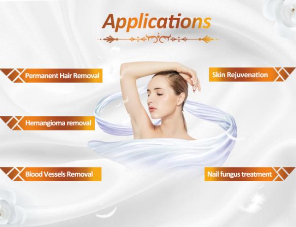 a remoção permanente YD do cabelo do laser Hpainless Epilator do Alexandrite 200W 755 RESMUNGA