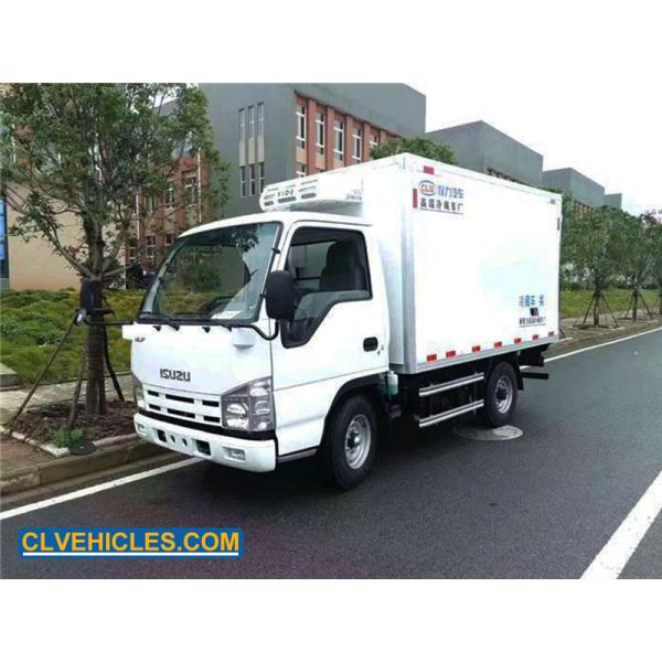 98hp 3500mm ISUZU Reefer Truck Cold Storage Small Refrigerated Truck