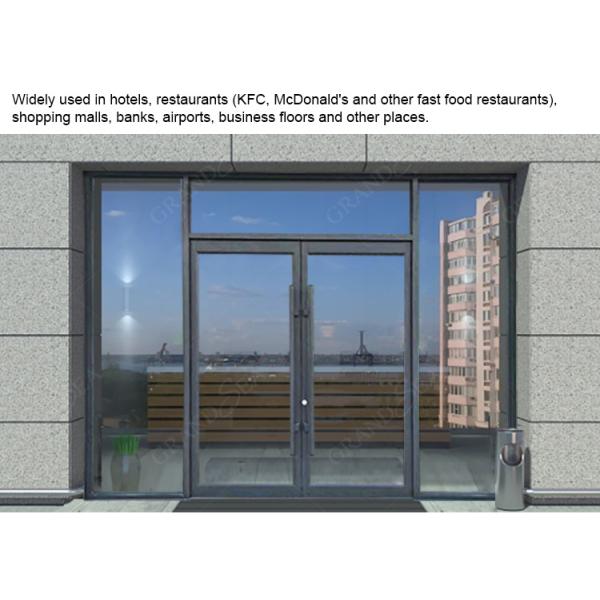 Good Sealing Performance Thermal Insulated Aluminum Swing Glass Door Hinged Single Double Doors French Style Front Casement Door