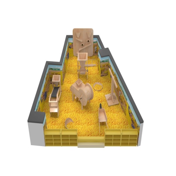 Modular Soft Sand Play Areas Commercial Indoor Sand Pit for Naughty Castle