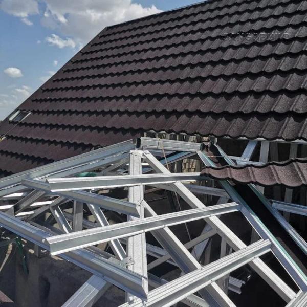 Металлический камень покрытая крыша черепица дизайн AZ100 Aluzinc основной металл