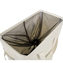 Laundry Baskets with Easy Carry Handles, Hamper, Folding Washing Bins, Family Laundry Room Bathroom