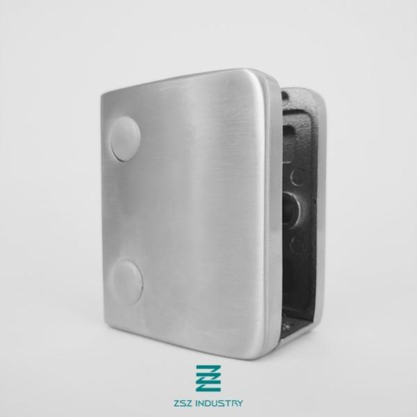 Heavy Duty Glass Balustrade Clamps 70mm X 55mm Superior Corrosion Resistance