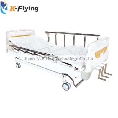 Da cama de aço dos cuidados do hospital do ABS do OEM dobradura tripla