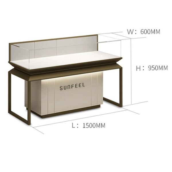 Красивая коммерческая ювелирная экспозиция Контр из нержавеющей стали в сочетани