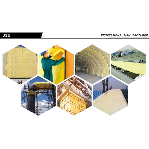 Mineral Rock Wool Board Insulation Fireproof For Wall Sandwich Panel