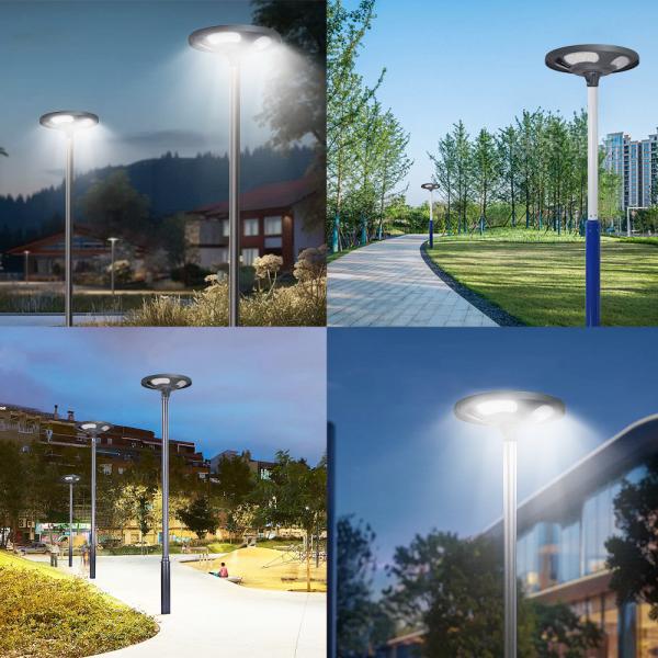 Créer un environnement extérieur bien éclairé avec des lumières solaires de jardin à 6500K CCT