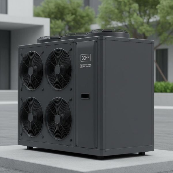 30HP High Efficiency Dark Grey Heating and Cooling Heat Pump for Outdoor Use