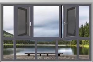 Custom Aluminium Casement Windows for Office Buildings Superior Soundproof and
