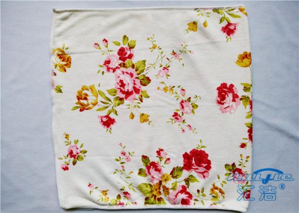 A flor/desenhos animados imprimiu o pano de limpeza de Microfiber Multi-Funcional para o agregado familiar