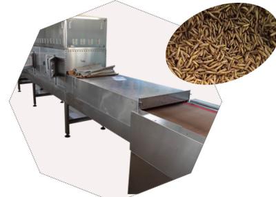 Microwave Industrial Drying Equipment , Continuous Belt Dryer For Black Soldier