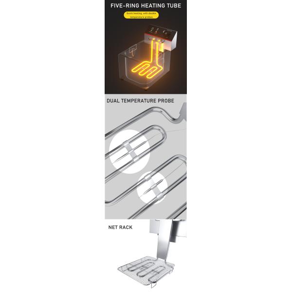 8L Electric Stainless Steel Deep Fryer for Durable and Long-Lasting Performance