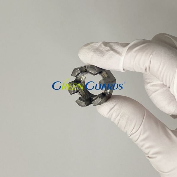 Lawn Mower Parts Hexagonal Slotted Nut, M16 G14M7179 Fits Deere Walk Greens