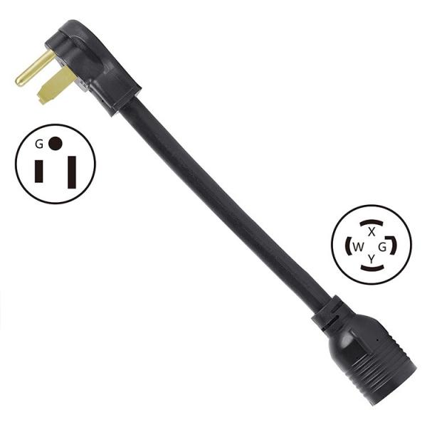 Extension Cord IP level IP22 US Certified Nema 6-50p to Nema 10-50r L14-30r Outlet 240v 50 Amp 30 Amp Power Cord for RV