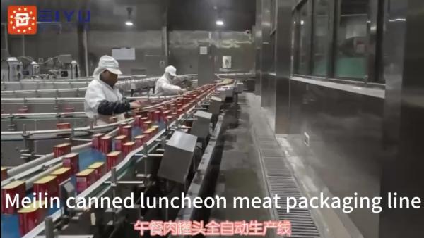 Meilin Luncheon Meat Canned Food Packaging Machine production Line