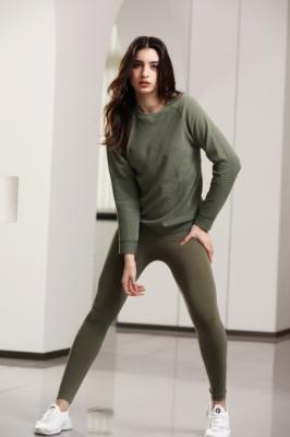 Sustainable Recycled Poly Long Sleeve Pullover Antibacterial