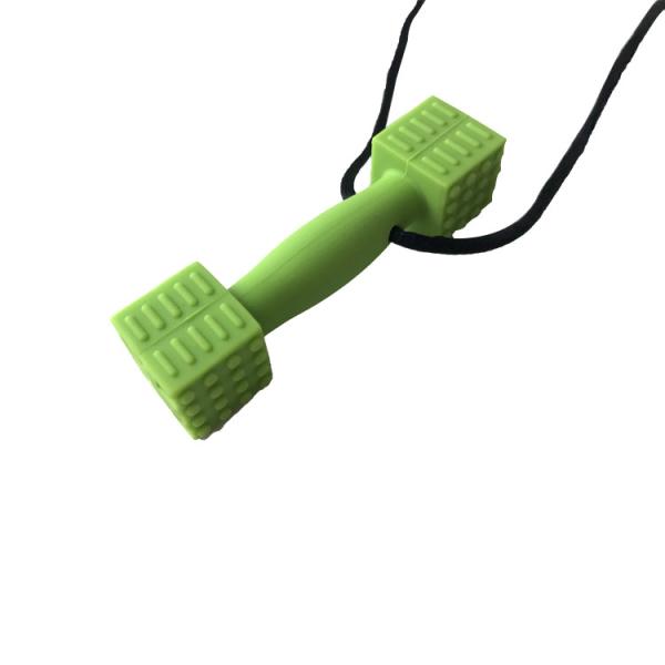 Hammer Shape Silicone Baby Teether Food Grade Soft Infant Chew Toy With Thread