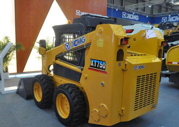 Bobcat Attachments Full Hydraulic Compact Wheel Loader , 70HP Power Loader Skid Steer