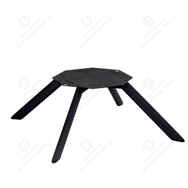 Lightweight Luxury Black Metal Lounge Chair Sofa Legs Base Furniture Accessories Hotel and Living Room Hardware