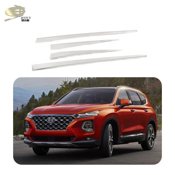3.2mm Thickness Exterior Body Kits Door Trim Cover Chrome For Hyundai Tucson 2021 2022