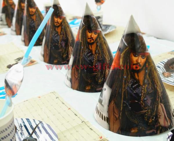 Pirates of the Caribbean Kids Birthday Party Decoration Set Party Supplies Baby Birthday Party Pack event party supplies