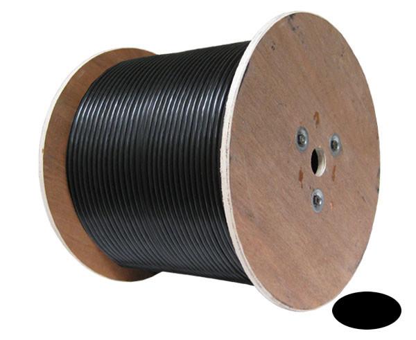 Composite RG6/U Coaxial Cable 95% Coverage with Power Feed Wire for HD Camera