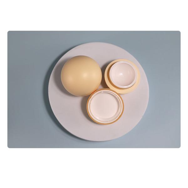 Contenedor de crema para bebés de plástico en forma de huevo de 50 g para productos para el cuidado de la piel Material ABS
