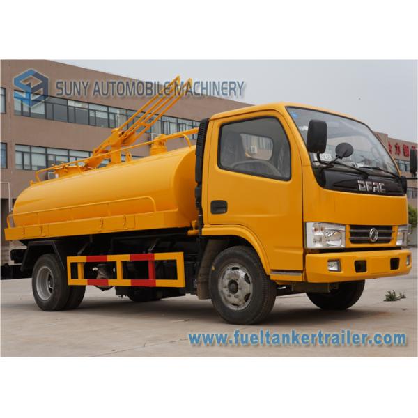 4000L Q235A Carbon Steel Water Tanker Truck Vacuum Fecal Suction Truck