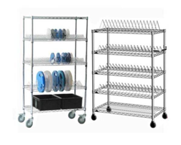 Chrome ESD Wire Shelving Unit Shelf Chrome ESD Wire Shelving Unit