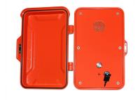 Telefone Industrial à Prova de Intempéries Mãos Livres, Telefone de Emergência Vermelho GSM à Prova D'água