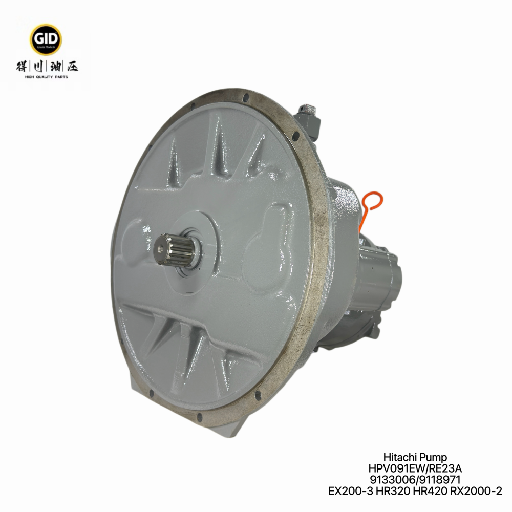 Hitachi HPV091EW Hydraulic Main Pump with High-Strength Cast Iron Construction Precision Components and Tested Before Shipment for EX200-3 HR320 HR420 RX2000-2