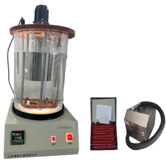 2 Holes Crude Oil Density Meter With Refrigeration 5℃-100℃ PT100 Sensor ASTM D1298