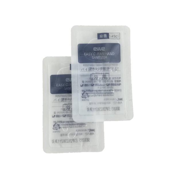 саше 2ml 3ml 5ml жидкостное упаковывая саше устранимого геля алкоголя 75% упаковывая